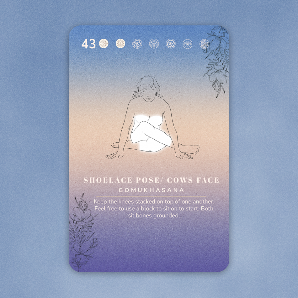 Yin yoga for beginners: shoelace pose