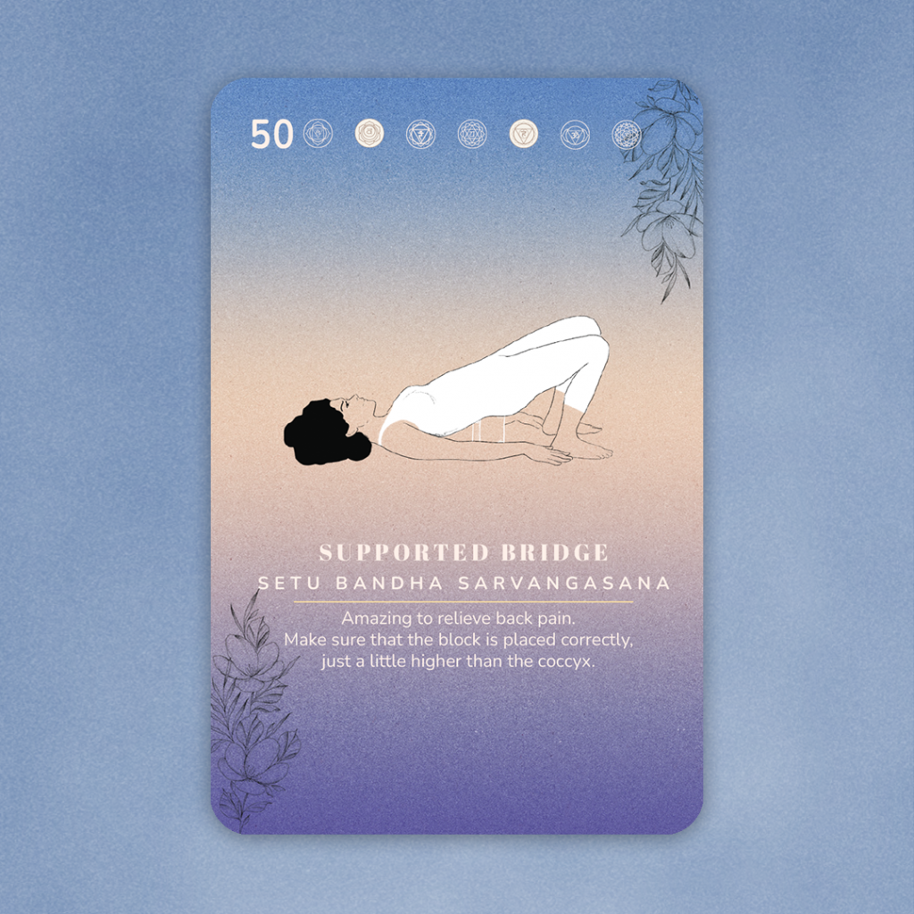 Yin yoga for beginners: supported bridge